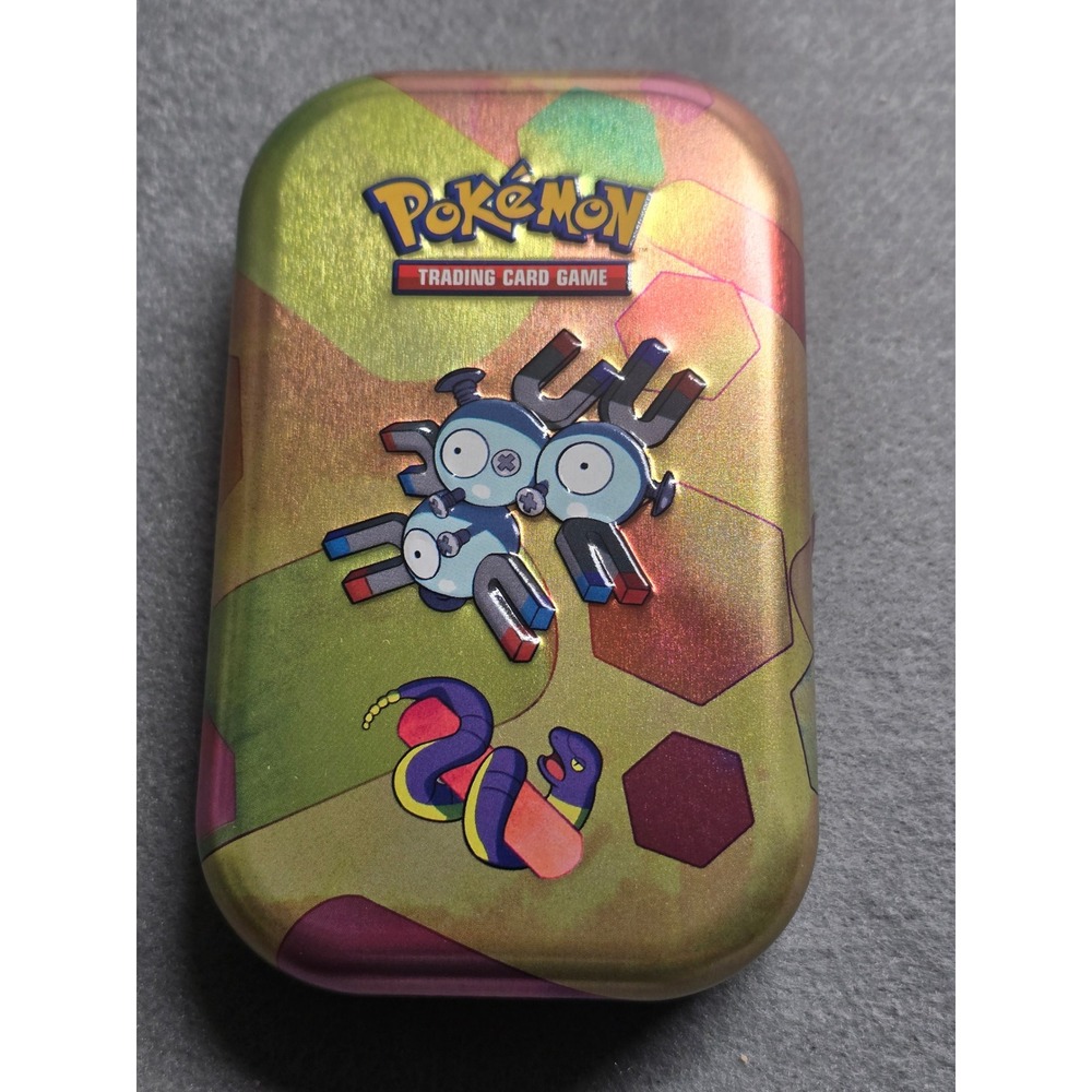 EMPTY Pokemon Scarlet & Violet 151 Mini Tin Magneton Ekans Collector Tin 2023
